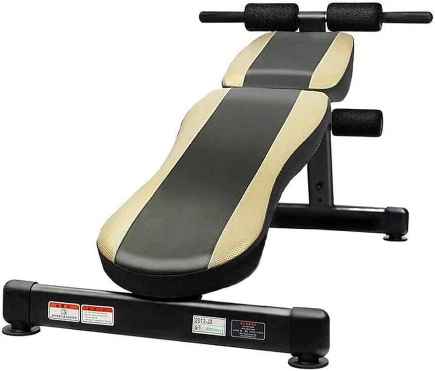Weight Bench Foldable, Adjustable Press Exercise Gym Bench Sit Up Incline Abs Benchs, Strength Training Bench for Weightlifting,Black