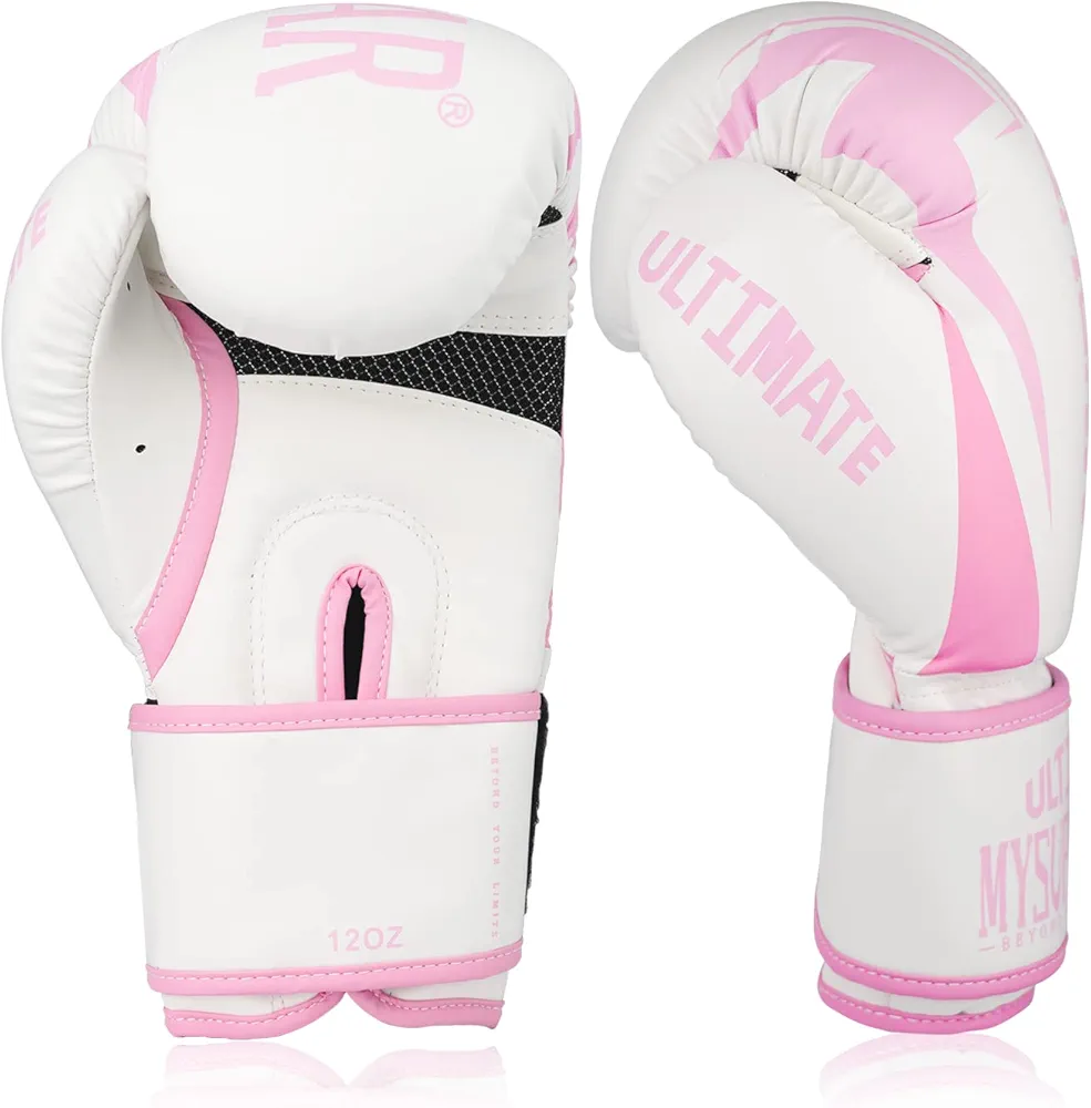 Ultimate Boxing Kick Boxing Muay Thai Training Bag Gloves for Men Women Youth MMA UFC Boxing Gloves