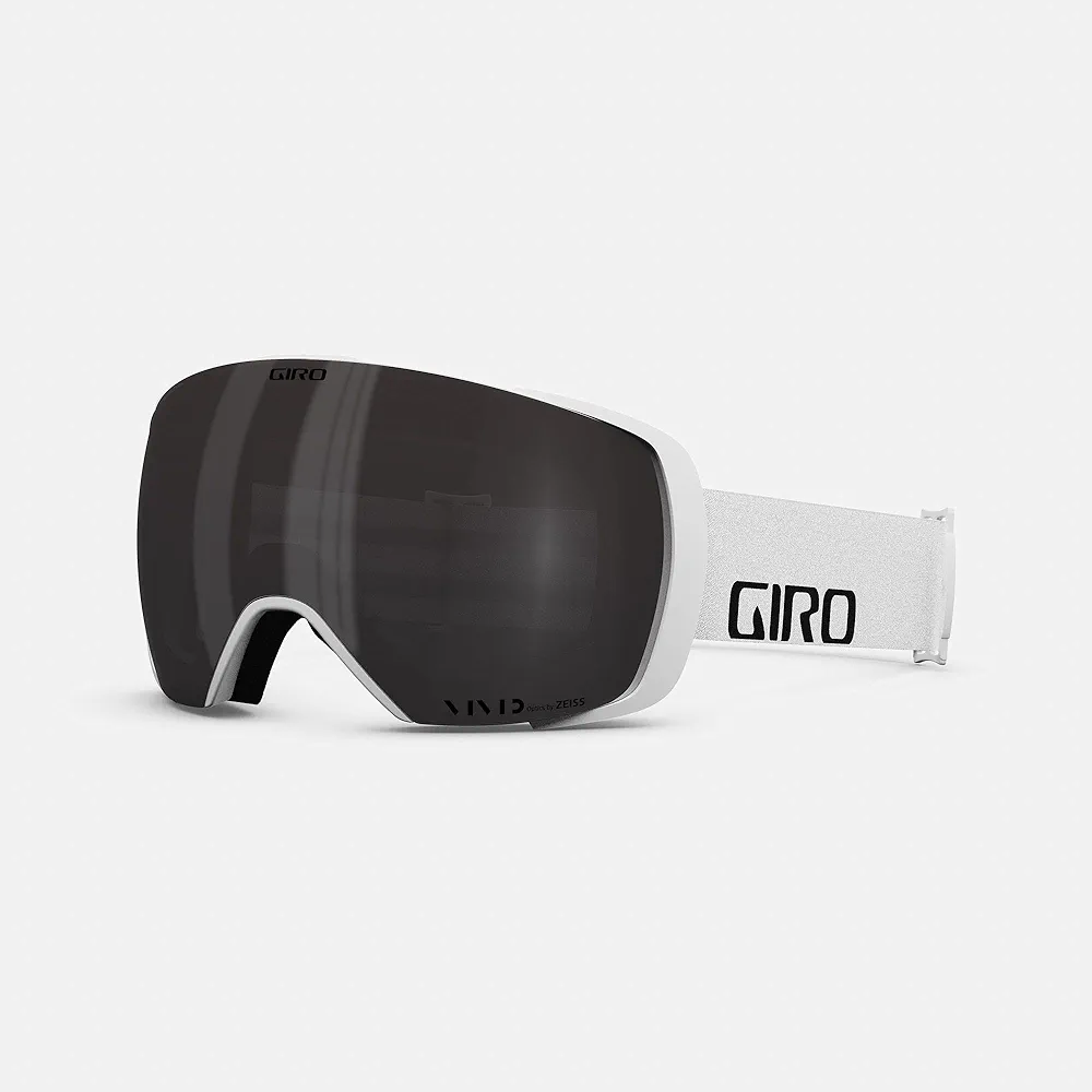Giro Contact Snow Goggles 2023 - Whitewordmark Frame with Vivid Smoke/Vivid Infrared Lens Large