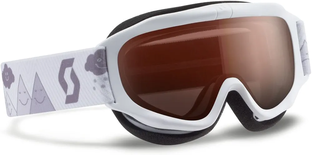 Scott Youth Trooper Junior Winter Snow Goggles - Amplifier Lens - 240137 (White - Amplifier Lens)