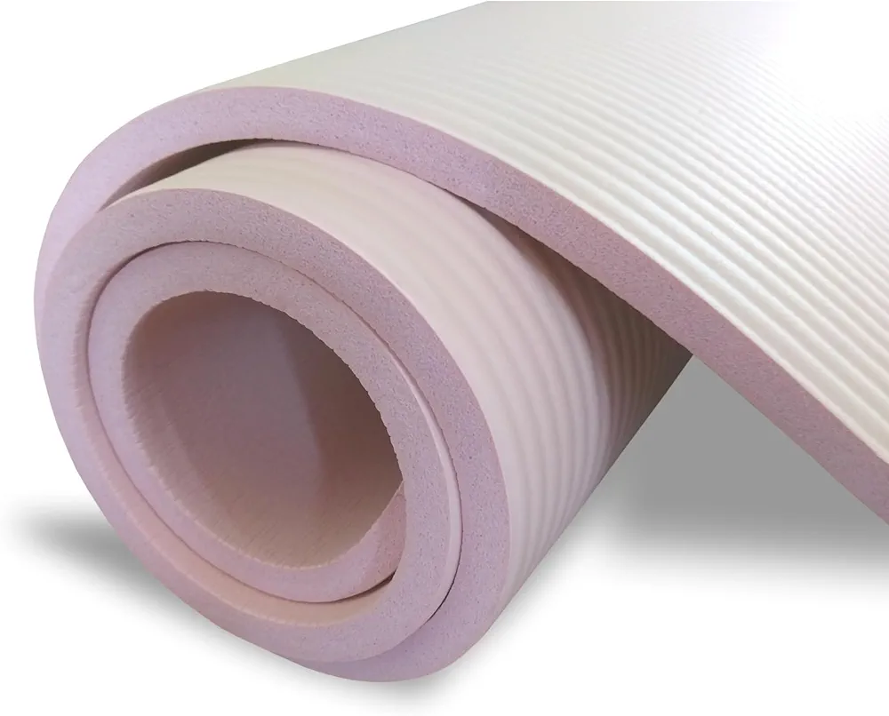 YAMAZEN 72"X24" Extra Thickness Yoga Workout Mat for Home Gym Exercise | All Purpose Mat with Strap | 10mm(2/5") / 15mm(3/5") Thickness