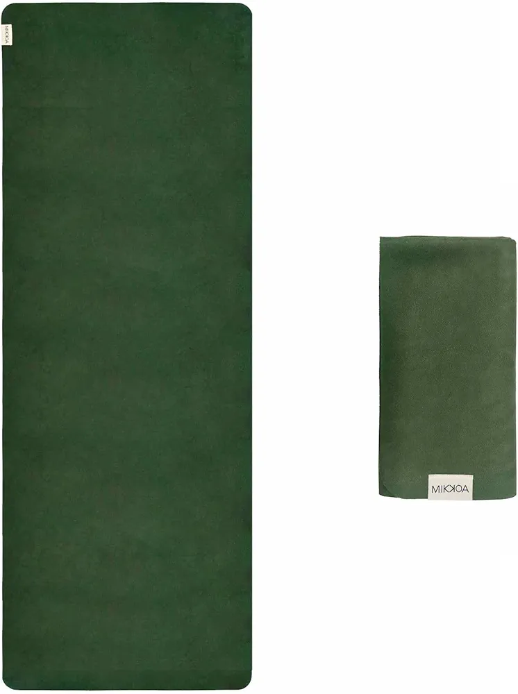 Travel Yoga Mat 1.5mm | Foldable Yoga Mat | Lightweight Yoga Mat | Use for Travel, Backpacking, Yoga Retreat, Outdoors, Gym, Pilates, Exercise Mat | Machine Washable | Eco Friendly Yoga Mat