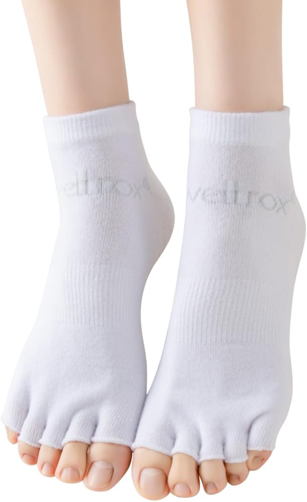Toeless Yoga Socks, Yoga Socks with Grips for Women, Toeless Socks, Open Toe Socks Women, Pilates Toe Socks