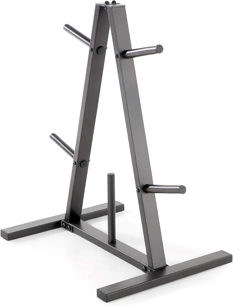 Marcy Standard Weight Plate Tree for 1-Inch Plates Weight Storage Rack