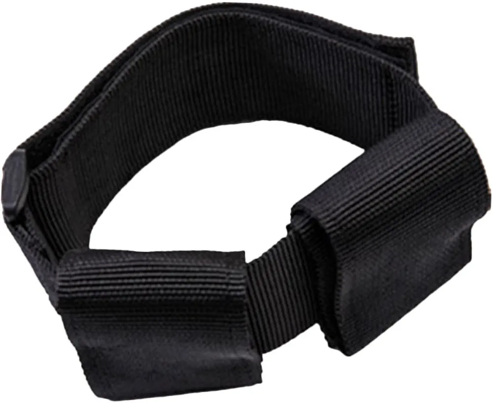 Dumbbell Straps Ankle Strap Leg Adjustable Press Ankle Weights Straps Pilates Gym Dumbbell Weight Lifting Straps Band Gym Cable Plantar Dip Belt Brace Men Arm Black Nylon