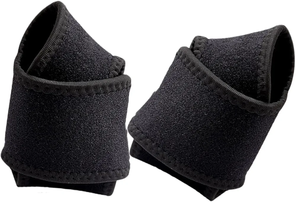 Ipetboom 2 Pcs Sbr Ok Cloth Wrist Wraps Wrist Brace with Thumb Support Wrist Compression Straps for Weightlifting Black Wrist Compression Brace
