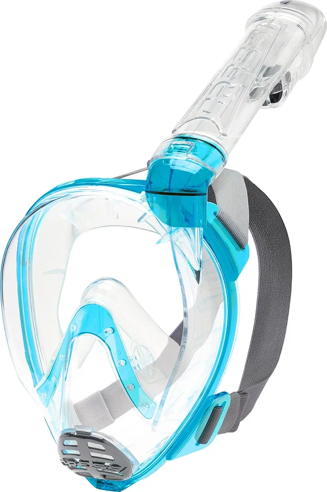 Cressi Kids Snorkeling Full Face Mask - Wide Clear View, Easy Breathing: Safety First - Baron XS: Designed in Italy