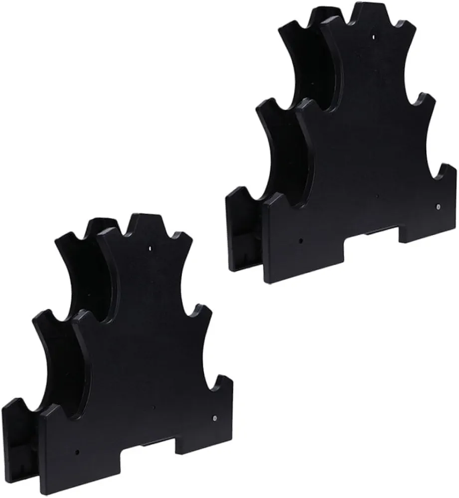 2pcs Electroplating Dumbbell Rack Ball Handle Water Dumbells Kettle Dumbbell Rack Stand Power Squat Rack Weights Rack for Home Gym Dice Rx Dumbbells Dumbbell Storage Rack Black Abs