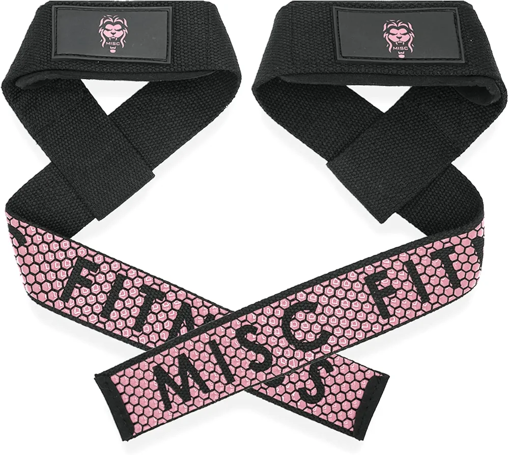 MISC BRANDS Wrist Straps for Weightlifting – Professional Weight Lifting Wrist Support Pair of 2 – Machine Washable Neoprene Wrist Wrap – Improved Grip for Maximized Performance