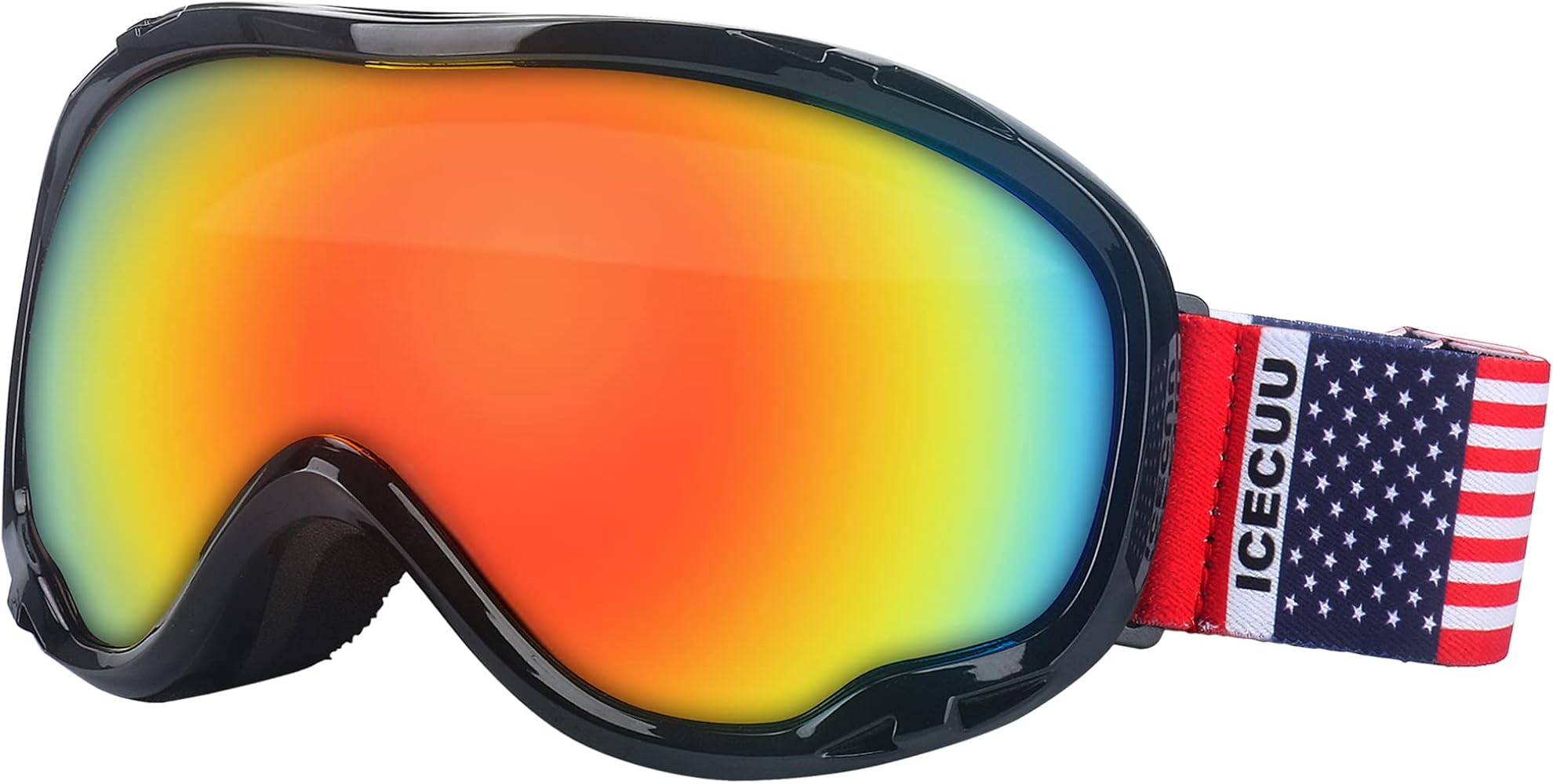 Ski Goggles for Men Women OTG - Snowboard Goggles/Over Glasses Ski UV400 Protection Adults Youth