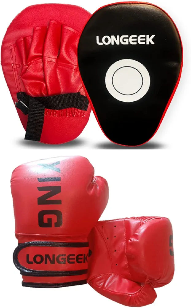 Longeek 4/6oz Kids Boxing Gloves,Training Gloves,Bag Gloves,Fight Gloves for 3-15 Years Childrens