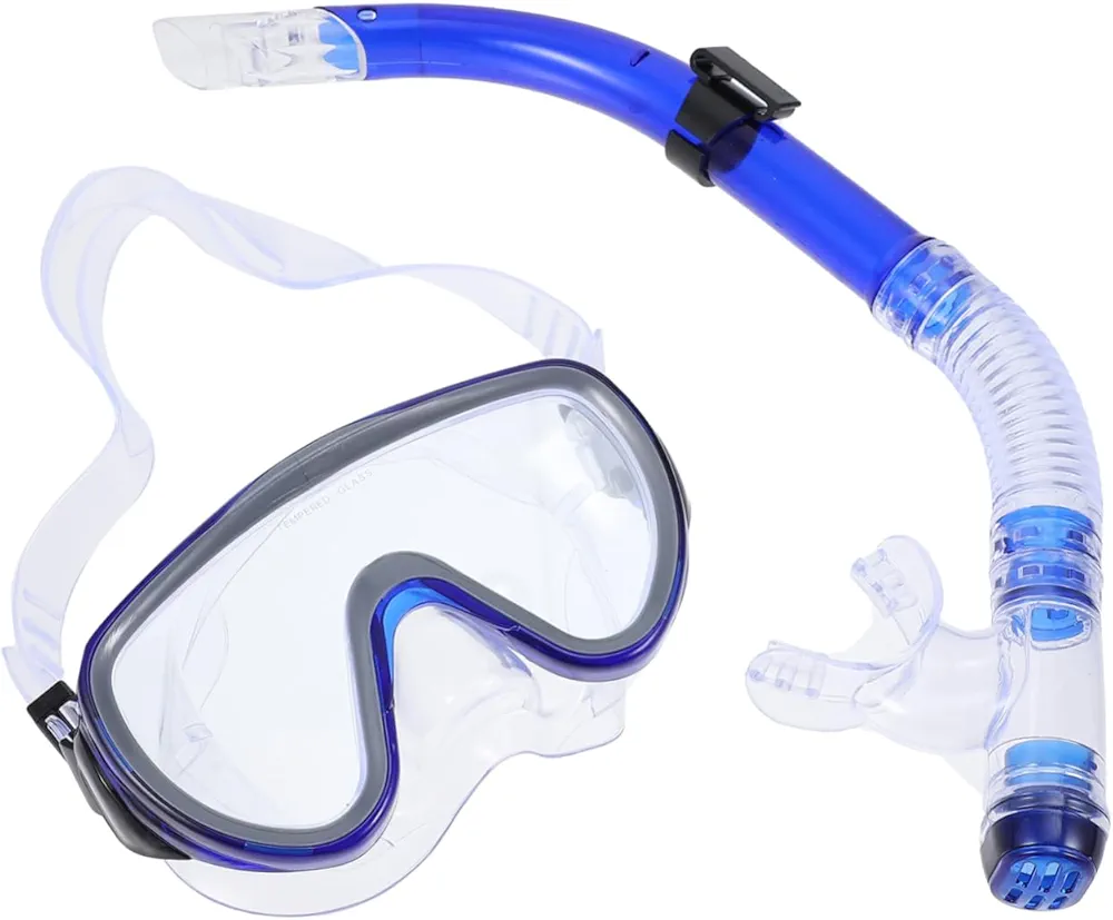 Suits Snorkeling Mask and Snorkel Kit Snorkeling Mask Full Fins and Snorkel for Adults