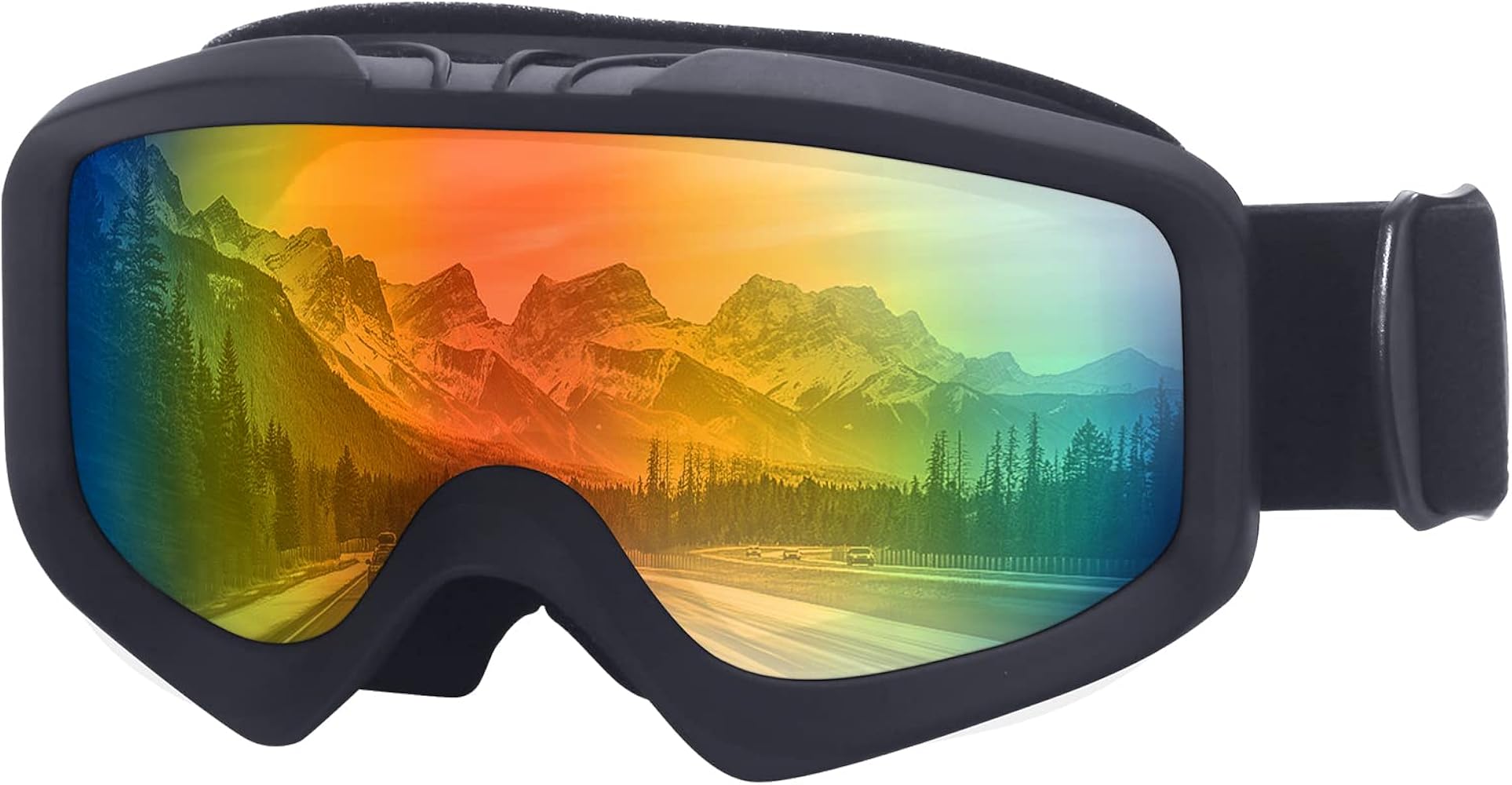 SKYWAY Ski Goggles,OTG Snow Snowboard Goggles for Men Women Snowmobile Skiing Skating SS6001