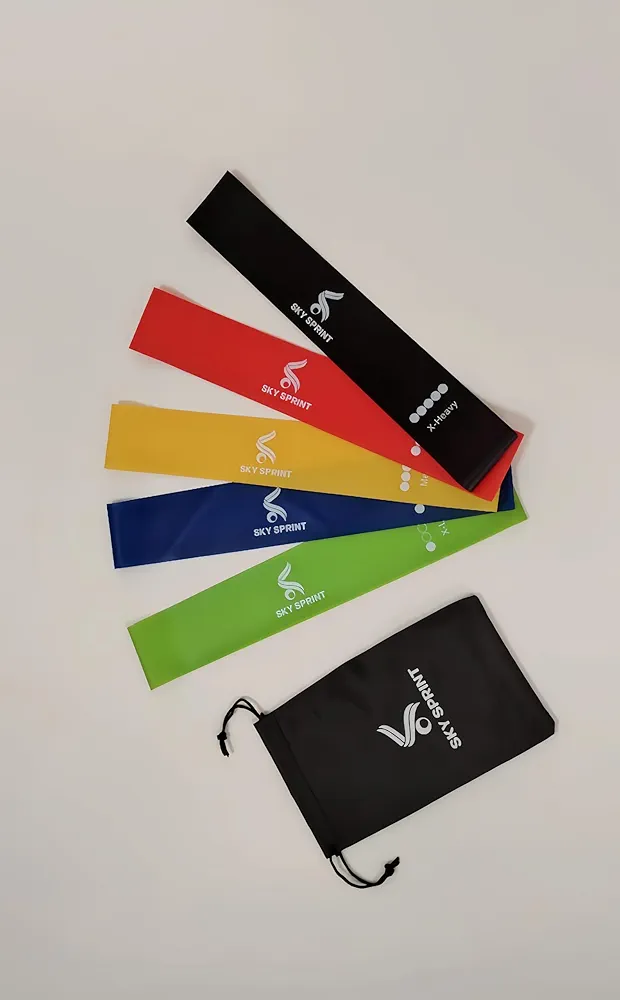Set of 5 Resistance Bands, Exercise Bands, Resistance Bands for Working Out, Resistance Bands for Women/Men, Workout Bands, Exercise Bands Resistance, Bands for Working Out