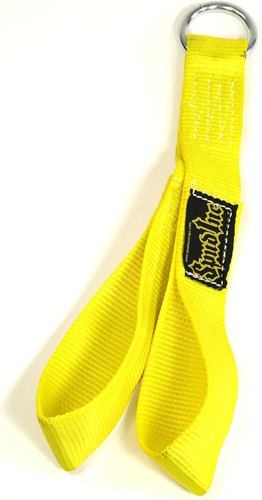 Spud 18" Triceps and Abdominal Strap for Weight Lifting Bodybuilding Strength Training (Yellow)