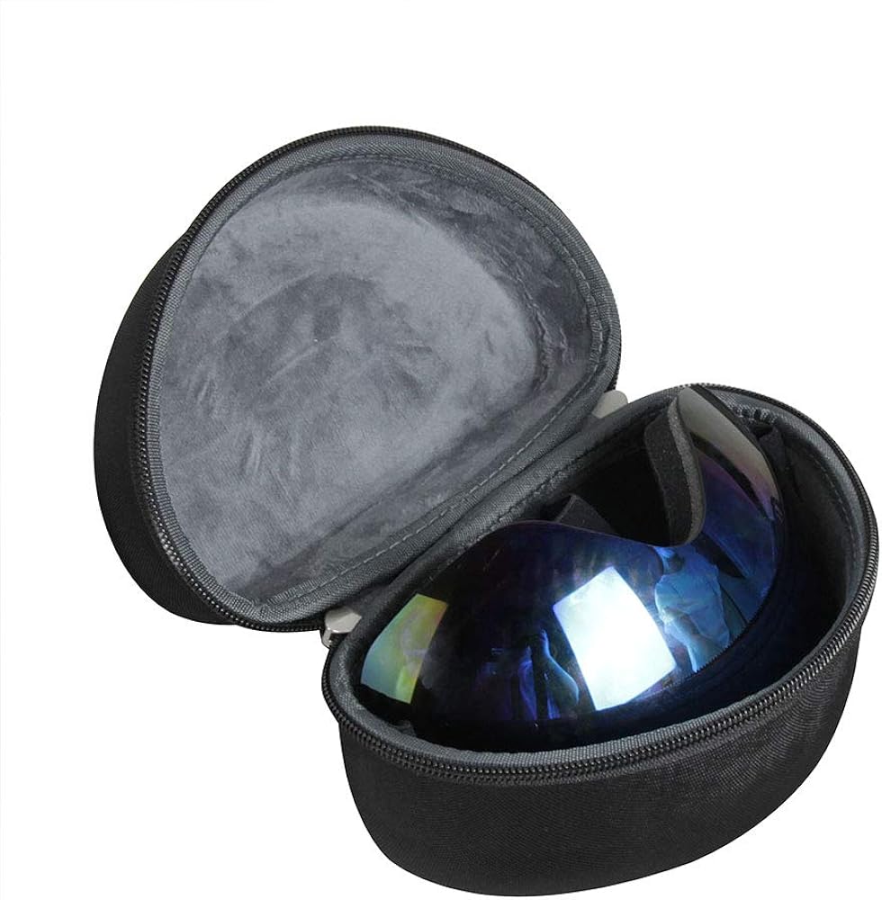 Hermitshell Travel Case for Ski Goggles, Snowboard Snow Goggles - Universal Accessory for Carrying Snow Eyewear of All Shapes and Sizes
