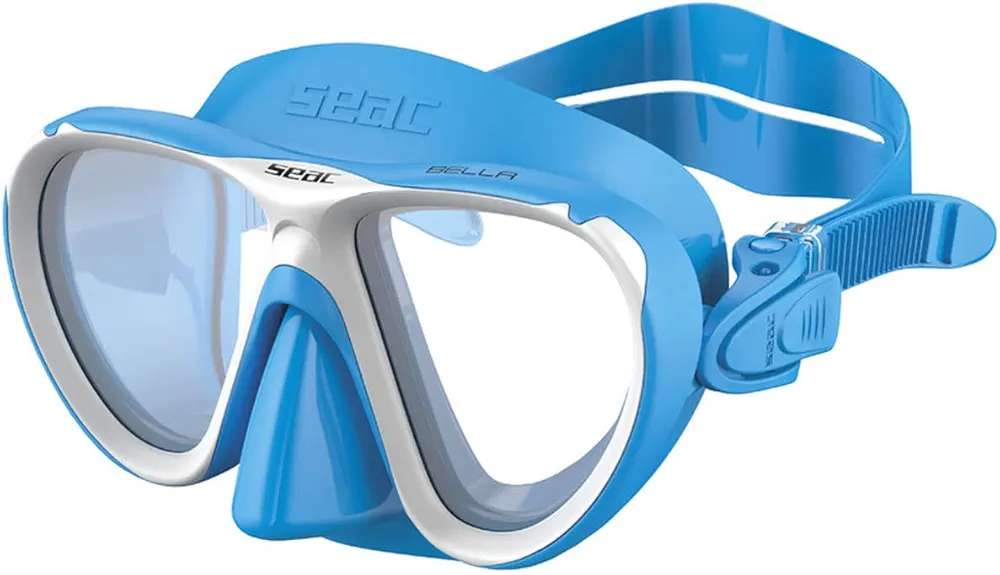 Seax Bella Kids Soft Snorkelling and Swimming Mask, Colored or Clear Silicon