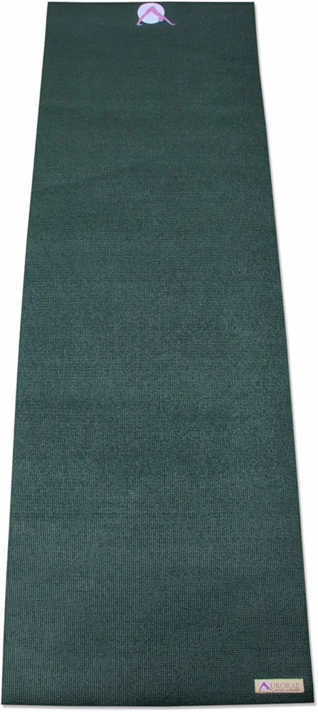 AURORAE Classic/Printed Extra Thick and Long Yoga Mat. Slip Free Rosin included
