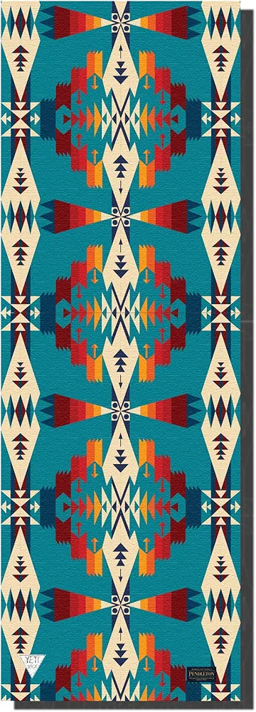 x Pendleton Yoga Mat Premium All Purpose Exercise and Fitness Mat, Extra Thick, Non-Slip, PER Yoga Mat (Tucson Turquoise)