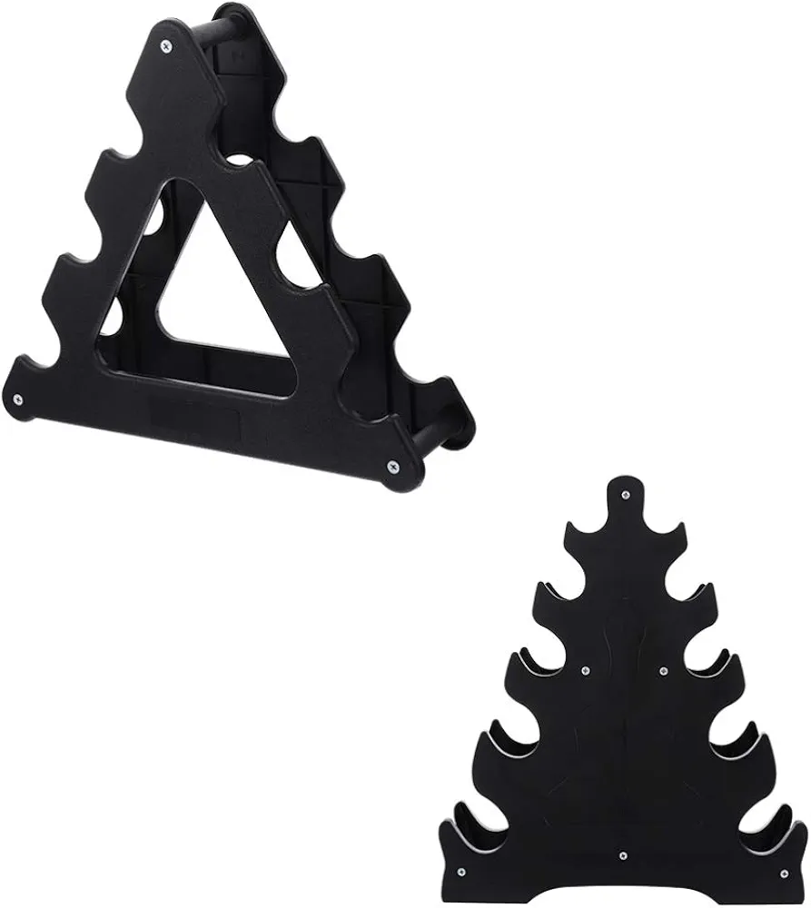 BESPORTBLE 2pcs Dumbbell Rack Practical Dumbbell Shelf Triangle Shaped Dumbbell Stand Fitness Supplies Gym Accessories Dumbbell Display Rack Dumbbell Triangle Rack Dumbbell Storage Stand