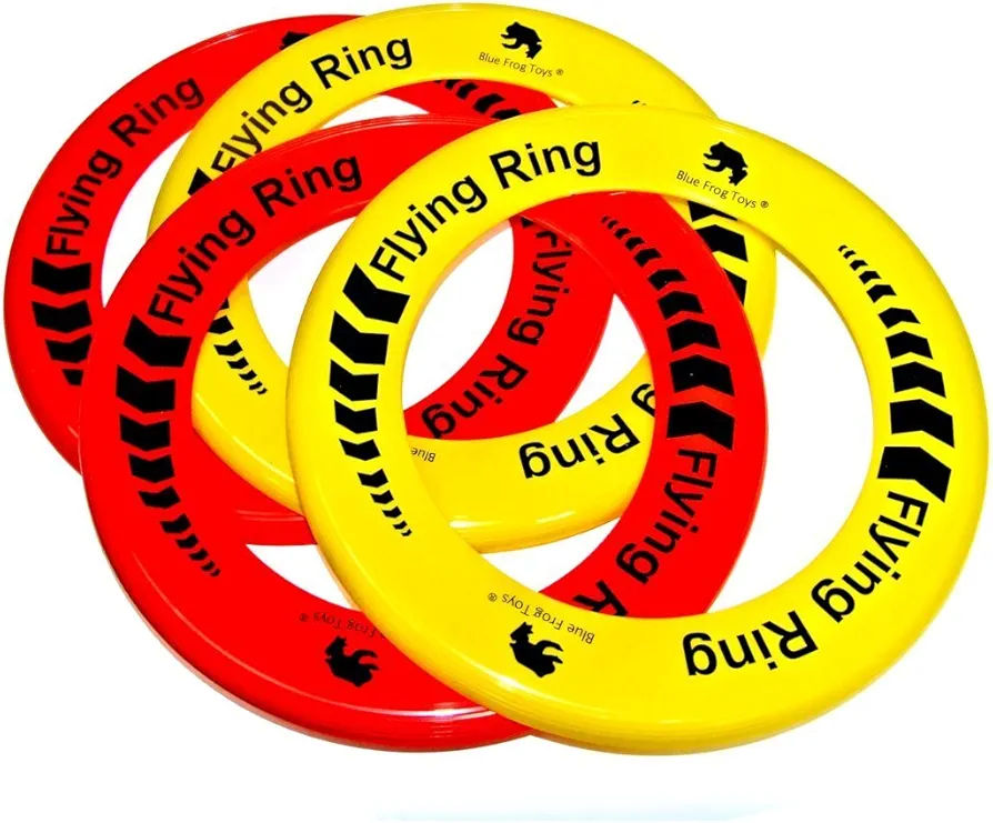 Blue Frog Toys 4 Flying Ring Outdoor Toys