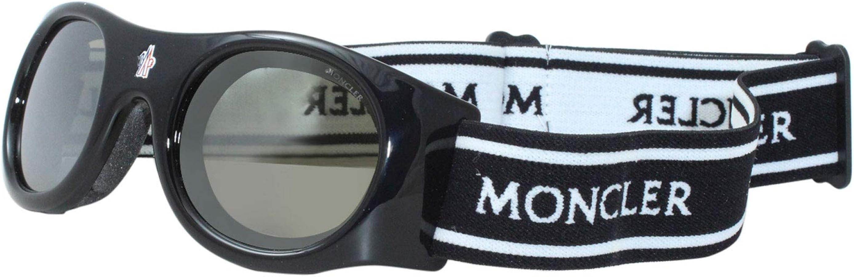 Moncler ML0051 Shiny Black/Silver Unisex Ski Goggles
