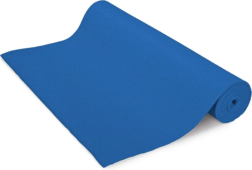 (Royal Blue) - Bean Yoga Mat Extra Thick 1/4 inch (6mm), Extra Long 72 inch, Premium Sticky Mat, Non-Toxic SGS certified, Yoga Monster