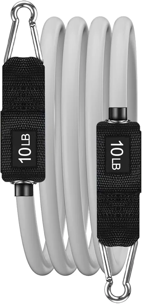 VEICK Single Resistance Bands for Physical Therapy, Resistance Training for Gym Home Workout Gear, One Single Exercise Bands Tube