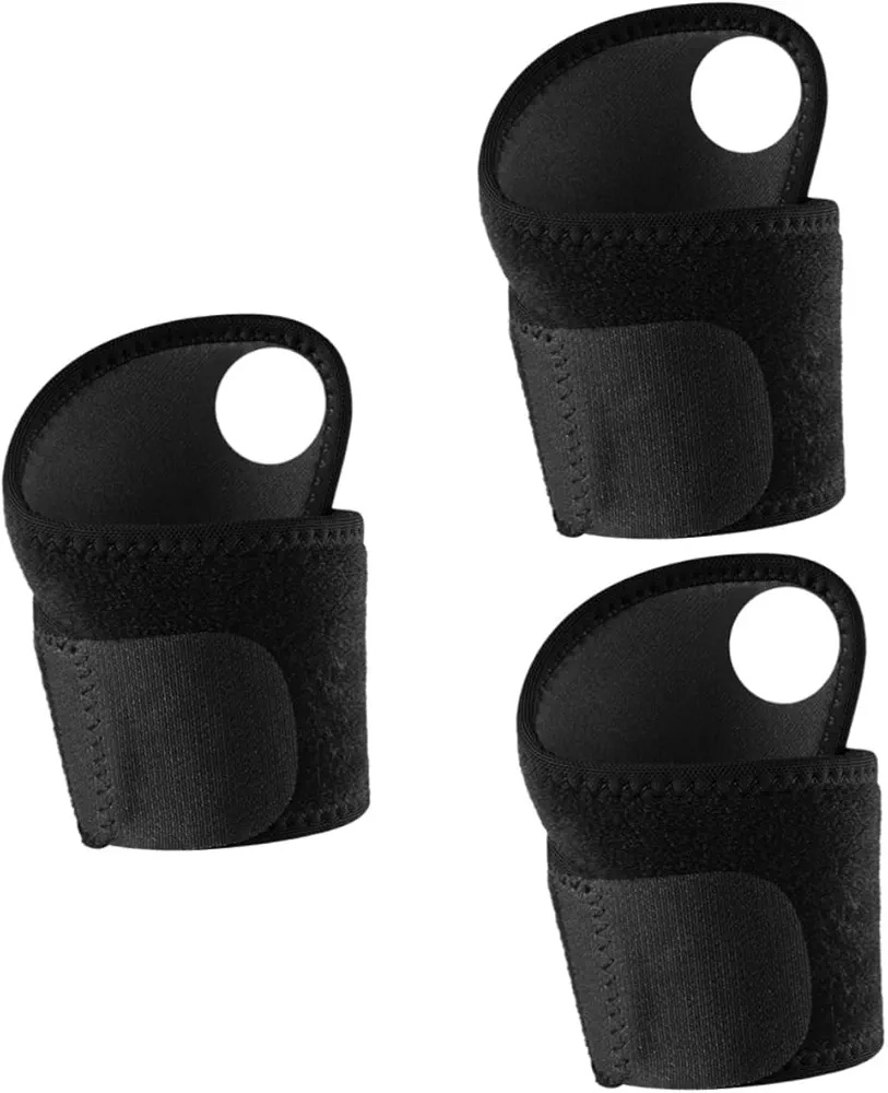 Gatuida 3pcs Weight Lifting Straps Hand Tennis Gym Support Compression Sleeves Elastic Fabric Support Support Fitness Sports Instrument