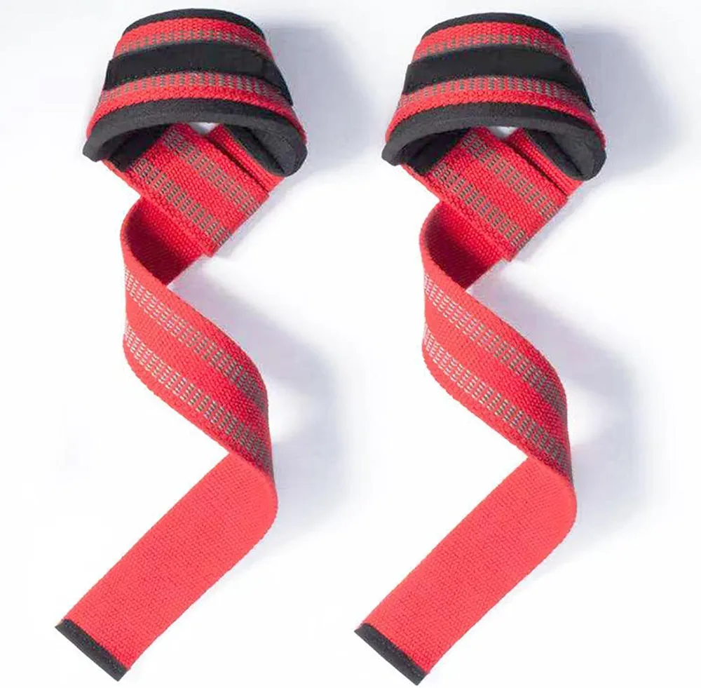 LIXADA Lifting Straps Durable Anti-Slip Breathable for Weightlifting, Fitness Gloves Wrist Straps Universal Gym Hand Wraps Support for Bodybuilding Power Lifting Training 1 Pair