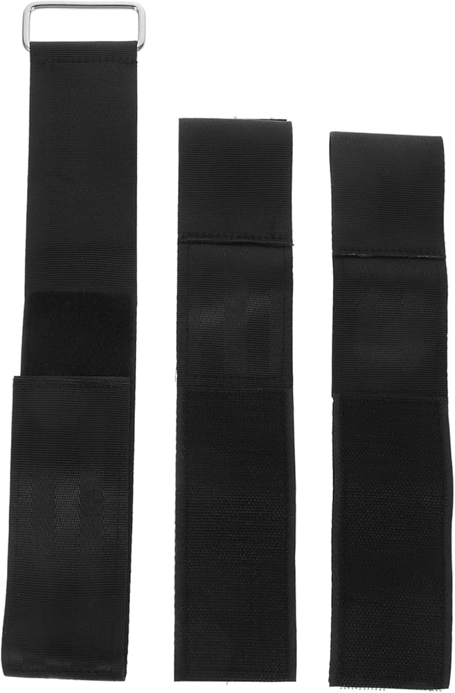 VANZACK Weightlifting Dumbbell Straps Foot Straps Gym Foot for Dumbbell Straps Foot Workout Straps Leg Training Foot Dumbbell Foot Black 尼龙，铝合金
