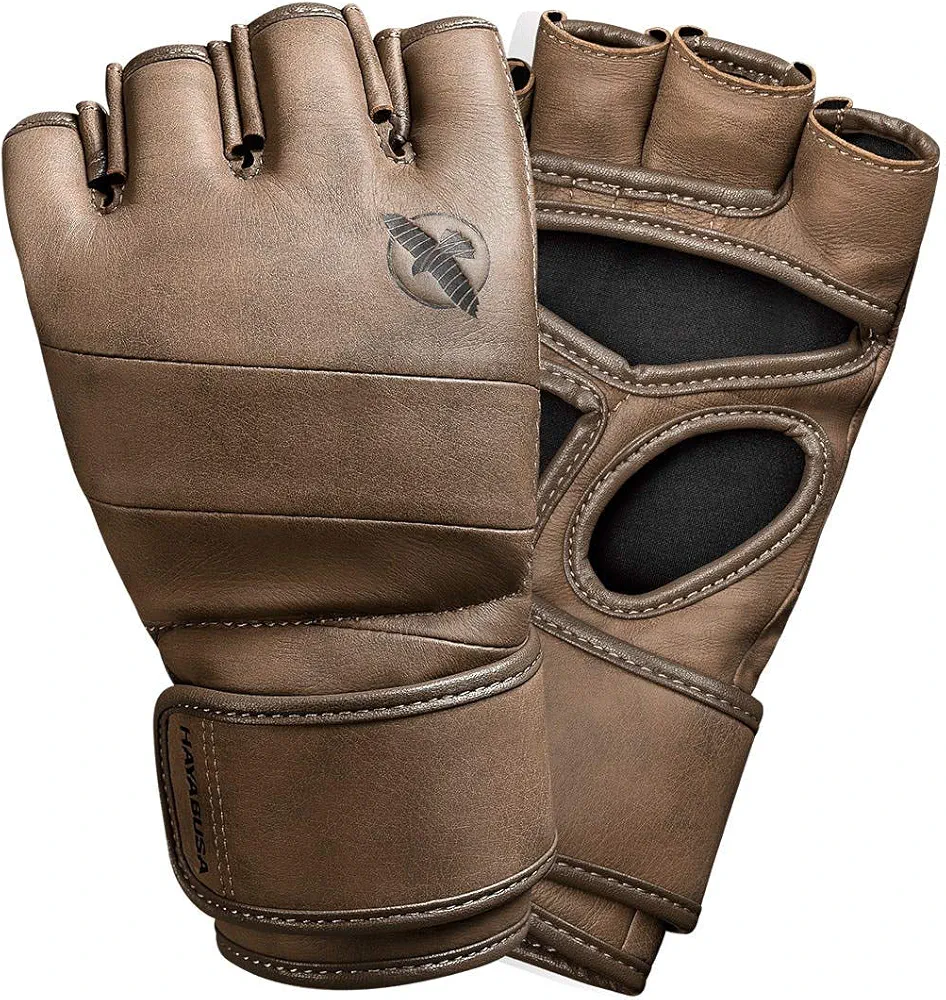 Hayabusa T3 LX Leather 4oz MMA Fight Gloves for Men & Women