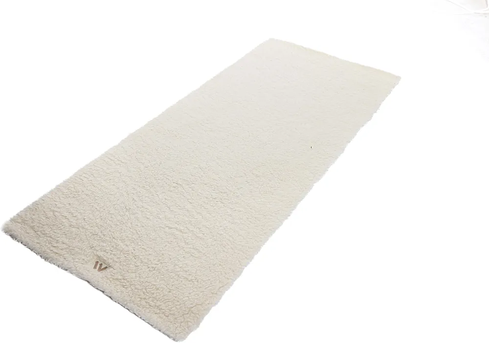 Le Mat Natural Eco Friendly Protective Sheep Wool Soft Meditation Yoga Therapy Exercise Mat