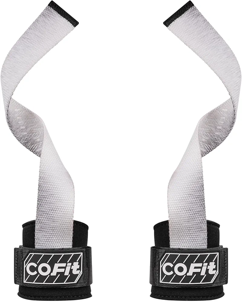 COFIT Workout Lifting Straps, Heavy Duty Weightlifting Wrist Straps with Extensive Cotton Padding Area, Enhanced Grip for Deadlifts, Powerlifting, Pull-Ups, Strength Training