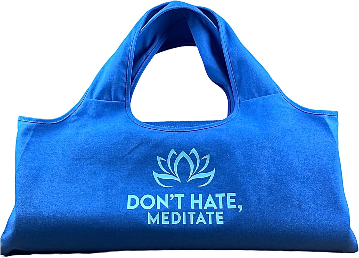 Yoga Bag, Exercise, Tote, Large Carrier, Shoulder Strap, Inner Pocket, Fits Most Mats, Recycled Cotton Canvas