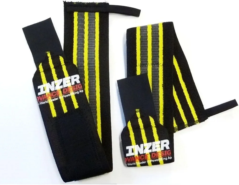 Inzer Wrist Wraps - Gripper 20" (Pair) Powerlifting Weight Lifting Wraps