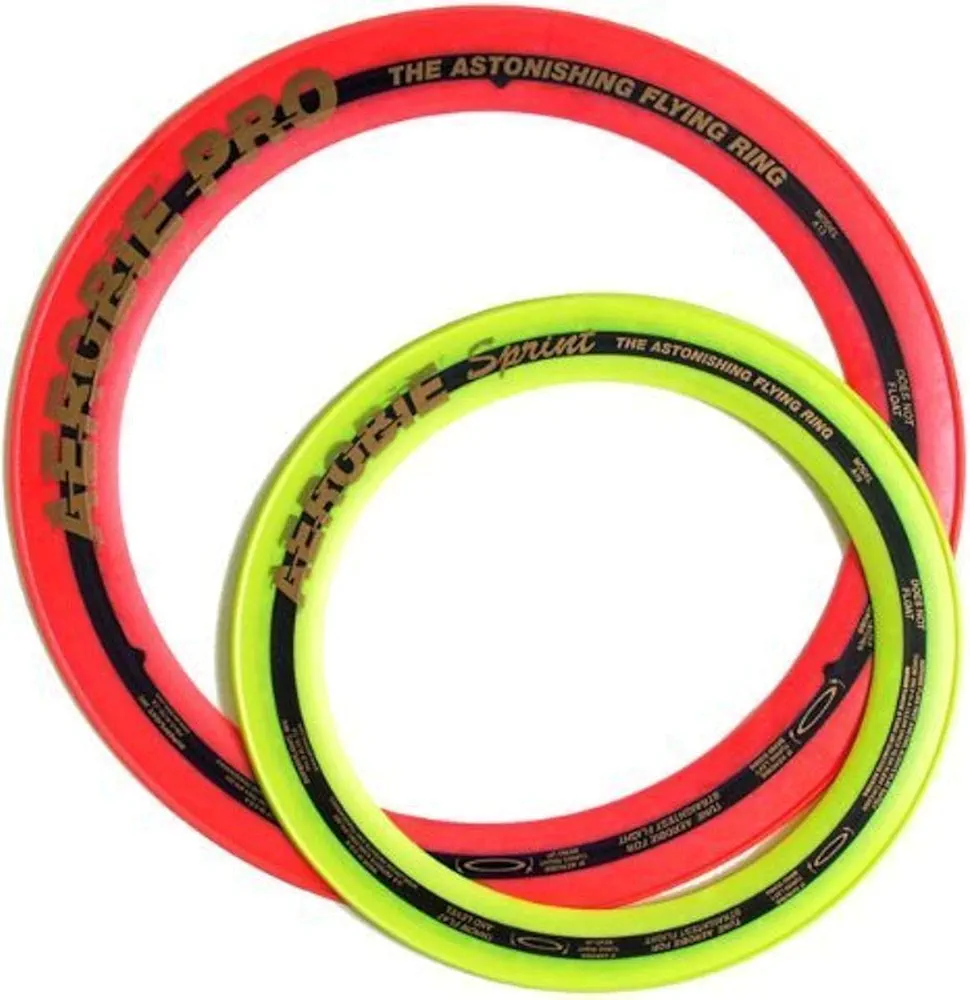 Aerobie Pro Ring (13") & Sprint Ring (10") Set, Random Assorted Colors