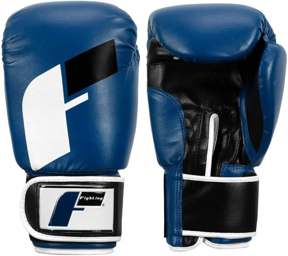 Fighting Big Logo Boxing Gloves - Boxing Gloves, Punching Bag Gloves, Kickboxing Gloves, Punching Gloves, Heavy Bag Gloves, Boxing Gloves Men, Boxing Gloves Women, Boxing Equipment