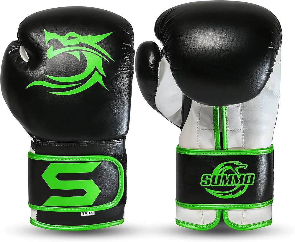 Dragon Green Training Boxing Gloves