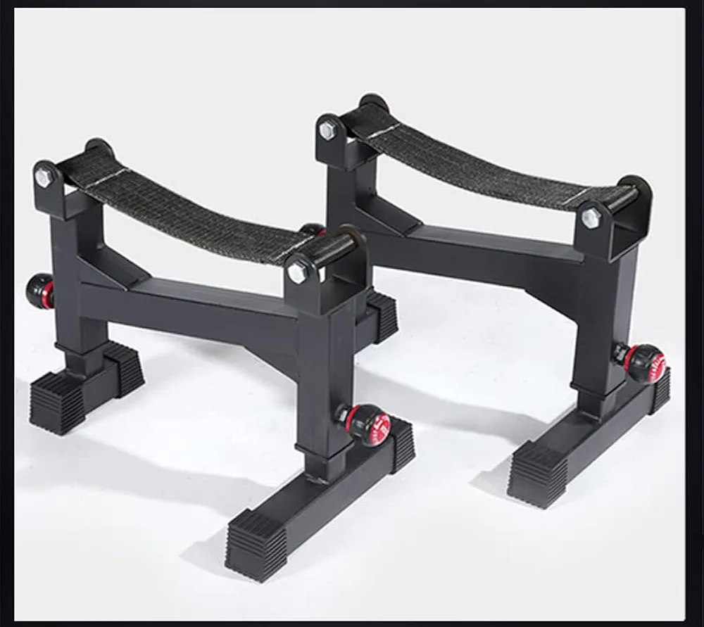2 Stand Quiet Deadlift Barbell Elevation Stand…