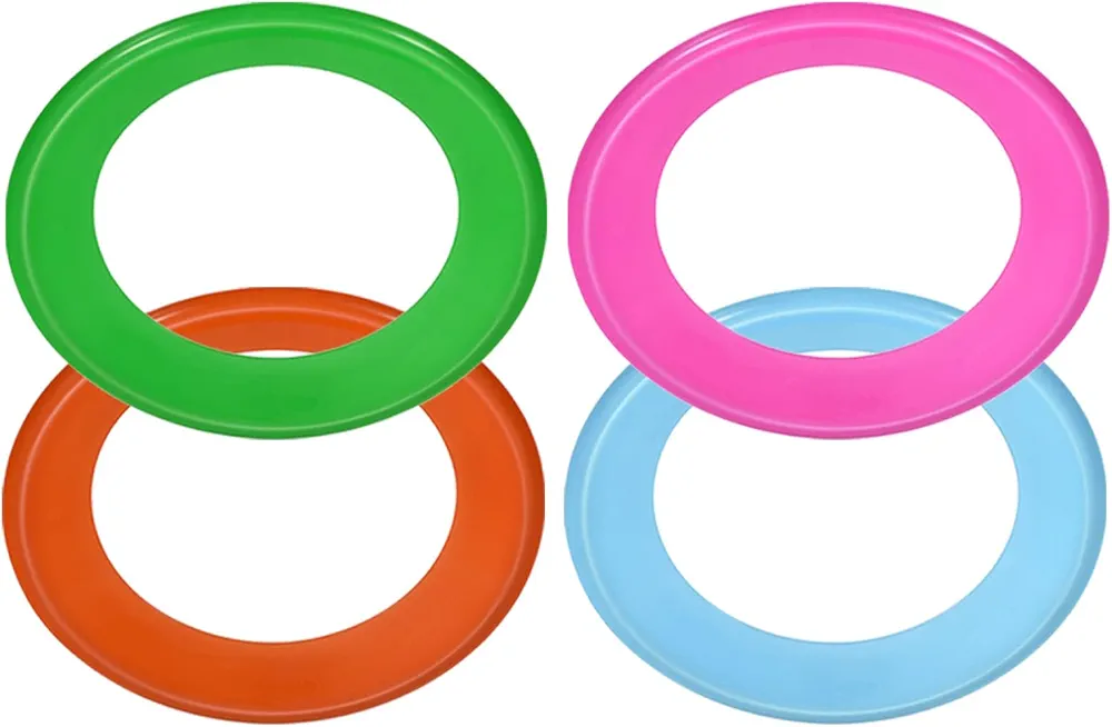 PATIKIL Flying Rings, PP Plastic Flying Discs for Sports Playing Game Beach Pool Camping Activities