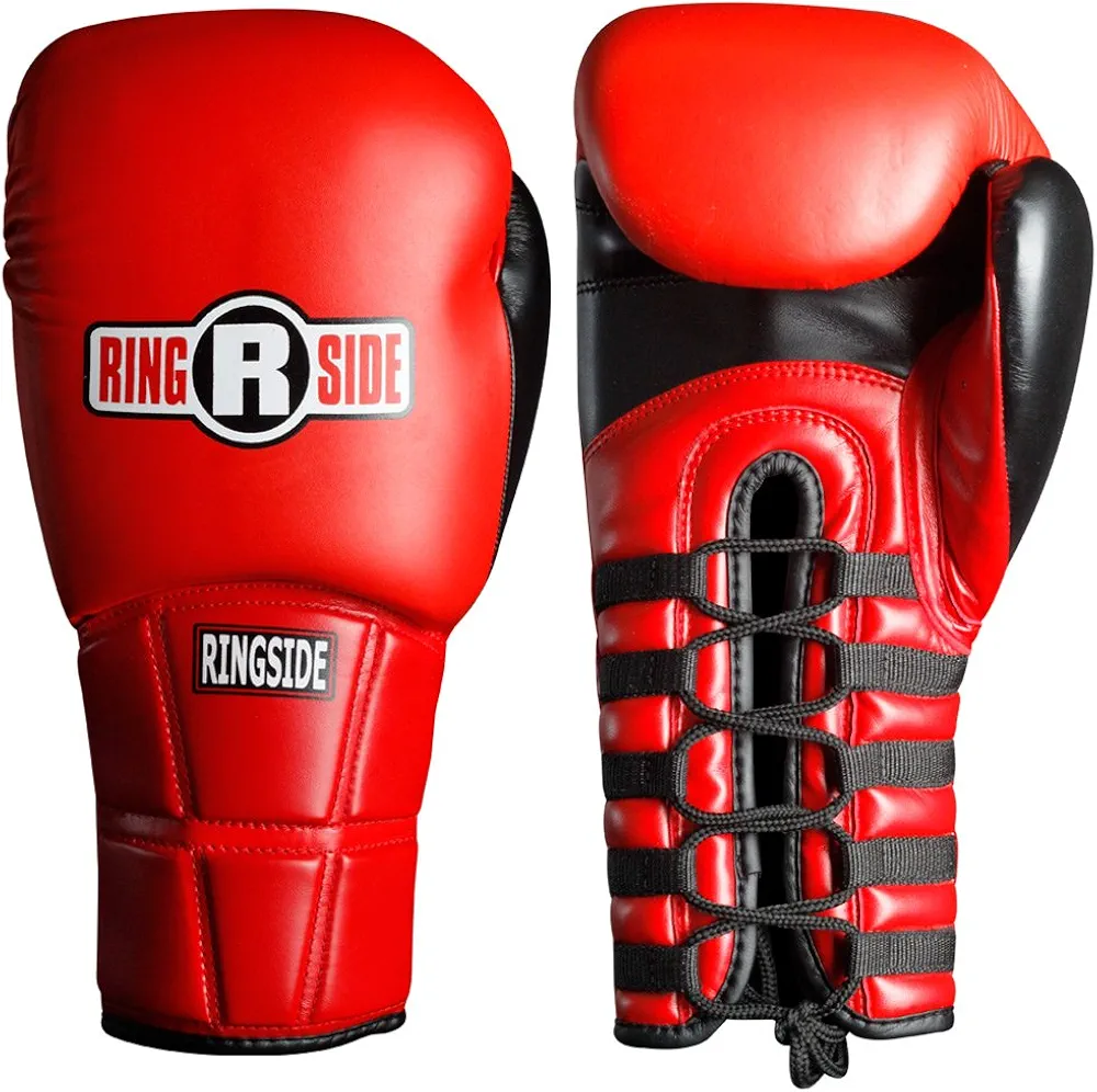 Ringside IMF Tech Super Bag Boxing MMA Training Sparring Gloves Red 10-Ounce