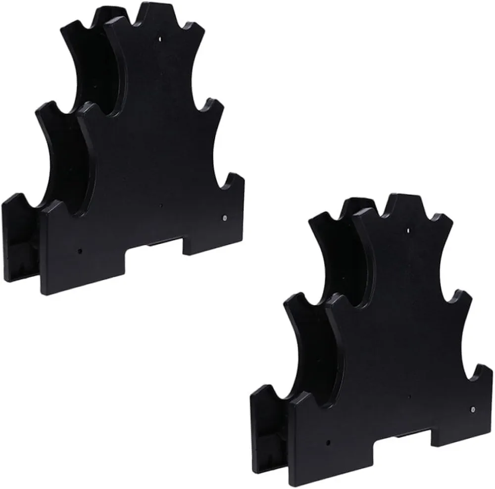 2pcs Electroplating Dumbbell Rack Dumbbels Rack for Dumbbells Dumbbell Bracket Barbell Rack Stand Sport Accessories Fitness Dumbbell Holder Dumbell Sports Black Abs