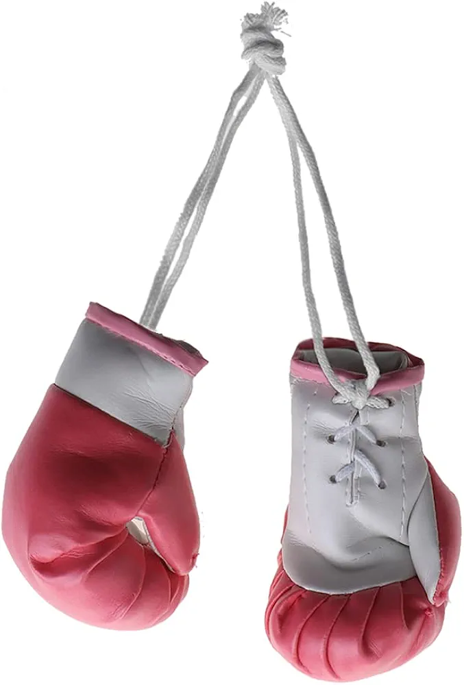 Mini Boxing Gloves Miniature Boxing Accessories Hanging Boxing Bag Gloves Decorative Boxing Toys for Home Car Christmas Boxing Party Decor