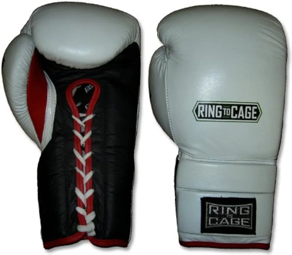 Deluxe MiM-Foam Sparring Boxing Gloves - Lace-up for Muay Thai, MMA, Kickboxing, Boxing