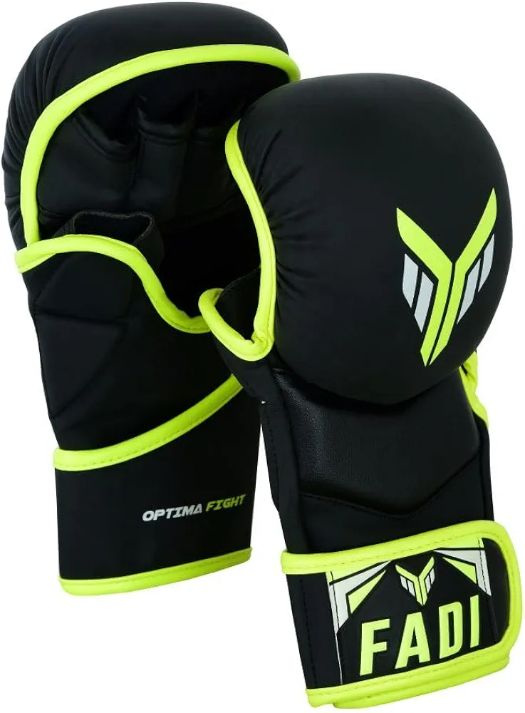 Optima Fight Hybrid Boxing Gloves - Premium Unisex Gear for MMA, Muay Thai, Kickboxing, and Heavy Bag Training - Ideal for Training, Sparring, and Fight Sessions