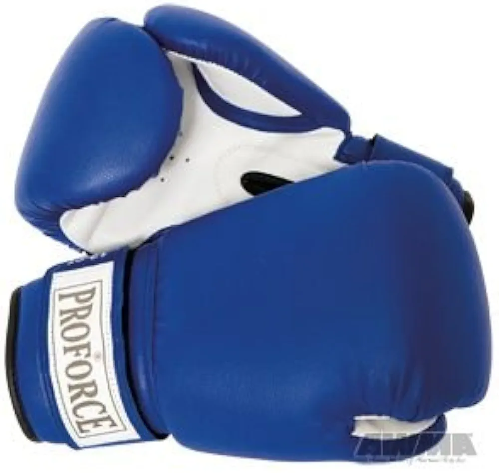 ProForce Leatherette Blue Boxing Gloves 8 oz