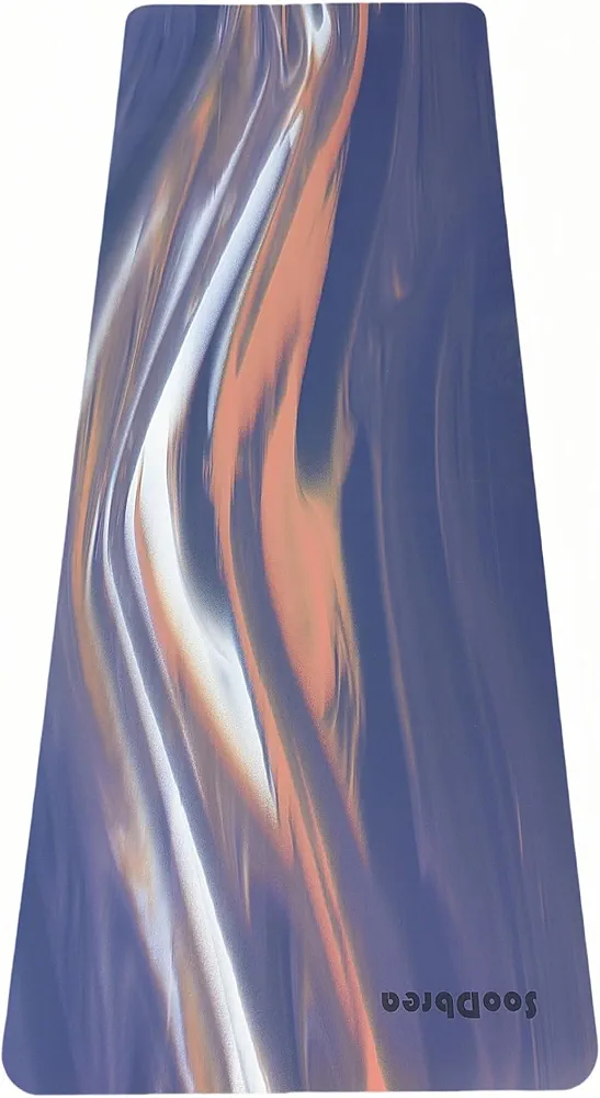 Professional Non-Slip Yoga Mat,Unique blend Colors,5mm Thick, Sweat Absorbent,Portable with Strap and Bag,for All Types of Yoga, Pilates and Fitness(72"x 27")