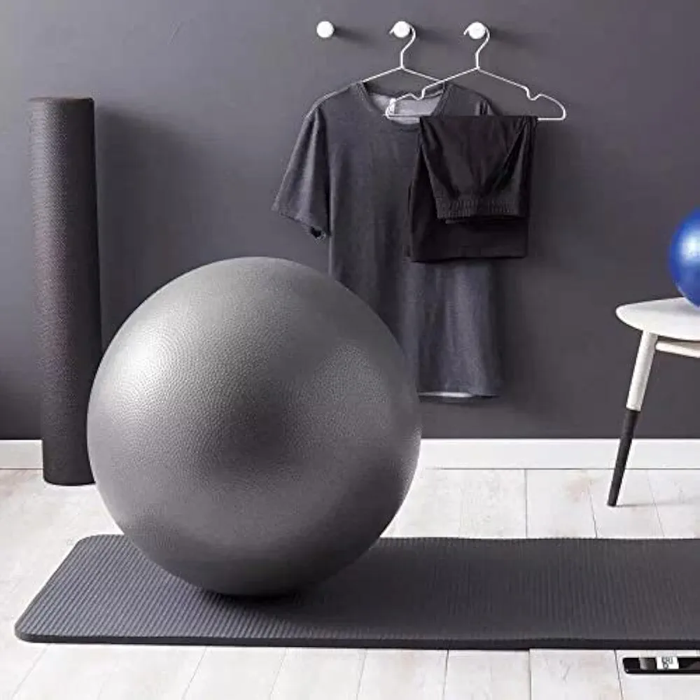 Big Size Gym Workout Yoga Mat & Ball, 25 CM Ball