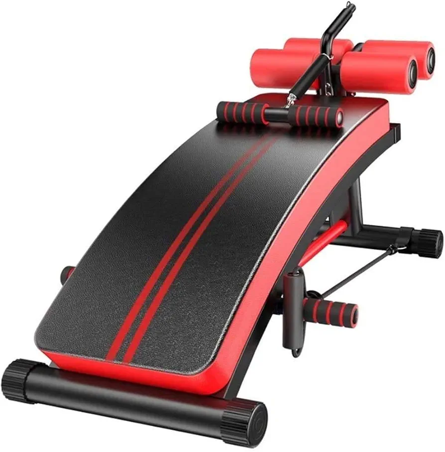 Weight Bench Adjustable, Multifunctional Press Exercise Gym Bench Utility Workout Bench, Flat Bench for Bench Press, Sit-ups, Leg Lifts, Full Body Fitness,Black